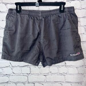 Reebok Vintage Gray Cotton‎ Athletic Shorts Size Large